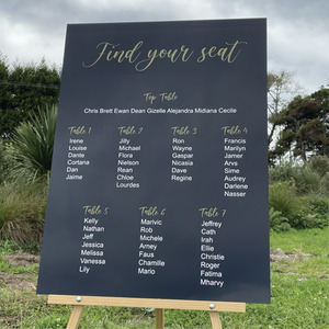 Products: Seating plan - Gizelle Leo Design Studio