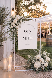 Welcome sign - Gia Leo Design Studio