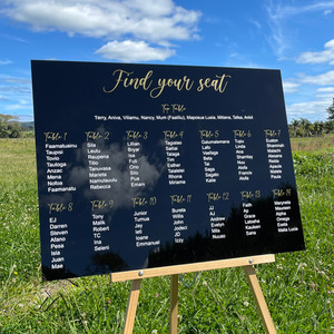 Seating plan - Lusia Leo Design Studio