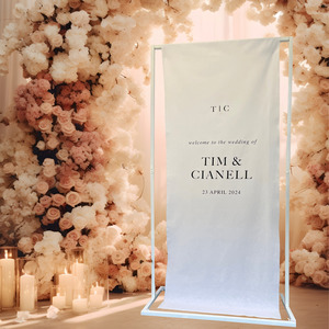 Fabric Welcome sign - Cianell Leo Design Studio