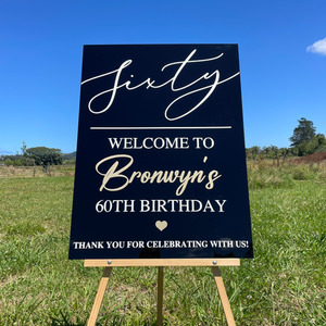 60th birthday sign Leo Design Studio