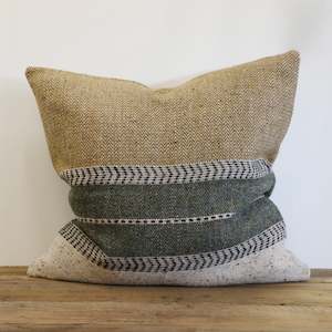 Homewares: Libeco Montana Pillow Cover in Gold 63 x 63