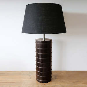 Best Selling: Savoy Leather Lamp Base Brown