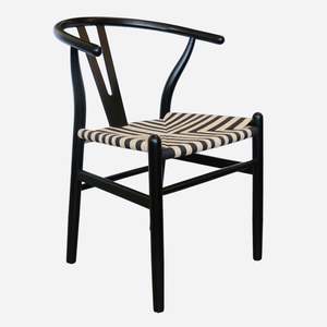 Best Selling: Elm Wishbone Chair in Black