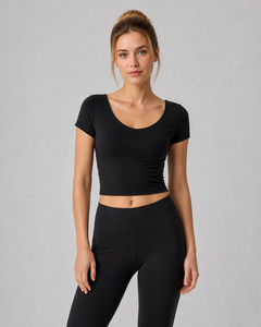 SUN Bare-Feel Short Sleeve Yoga Tee