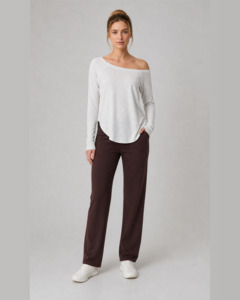 SNU Off-Shoulder Yoga Top