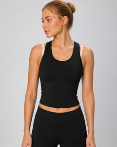 Tops: NULS U-Neck Yoga Tank
