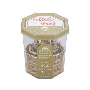 Clips Pins: Bobby Pins Gold 1.5"