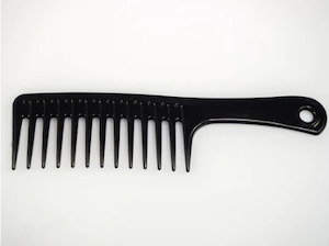 Salon Accessories: Basin Comb Black