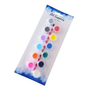 Art Supplies: 12 x Colour Acrylic Paint Set