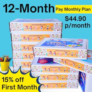 Monthly Subscription: 12 Months - Pay Monthly Plan