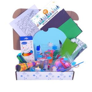 Past Monthly Box Themes: Winter Wonderland Craft Kit