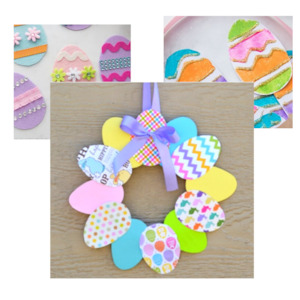 Easter Craft Kits: Easter Egg Wreath Kit