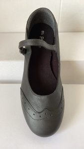 Gatsby Black Rock’n’ Roll Ladies Shoes – Resin Sole