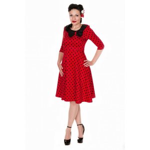 Cassy Parisian Polka Swing Dress