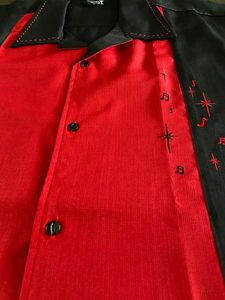 Products: Musical Notes steady bowling shirt