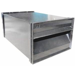 Products: Front and Back 230 Letterbox Set with Concertina Liner - Cast Aluminium Letterboxes, Mailboxes, Multiunit Letterboxes NZ