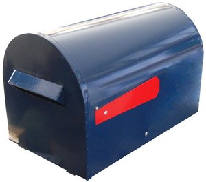 Products: Round Rural Letterbox - Powder Coated Letterboxes, Mailboxes, Multiunit Letterboxes NZ