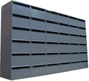 Apartment Letterbox Bank - Back Opening 6 x 6 Letterboxes, Mailboxes, Multiunit &hellip;