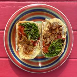Savoury Cafe Food: BBQ Cheddar Burrito
