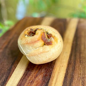 Savoury Cafe Food: Black Garlic Camembert Scroll