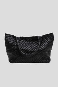 La Tribe Woven Tote - Black