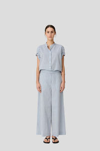 Pol Bay Pant - Blue/Choc Stripe