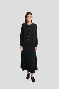 Bottoms: Twenty-Seven Names Process Skirt - Black