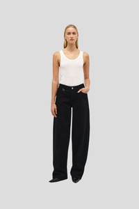 Neuw Nancy Barrel Sombre Jean - Black