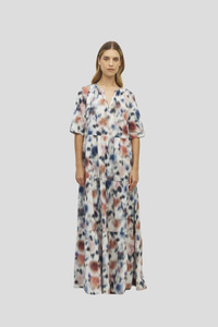 Dresses: Juliette Hogan Flor Tunic (Rosette Haze Cotton)  Morning Light