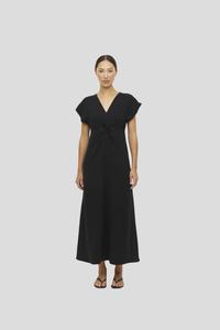 Dresses: Juliette Hogan Tove Dress (Luxe Suiting)  Black