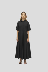 Juliette Hogan Delphi Dress (Thread Line Cotton)  Black Linear