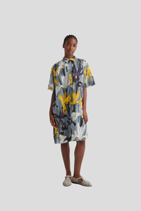 Dresses: Kowtow Radiate Dress - Iris