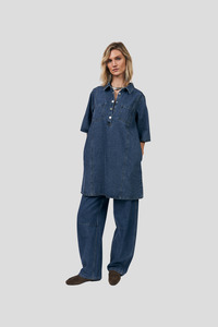 Dresses: Lolly's Laundry Mola Dress - Blue