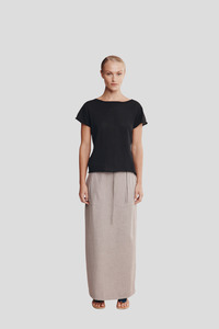 Marle Lill Knit Tee - Black