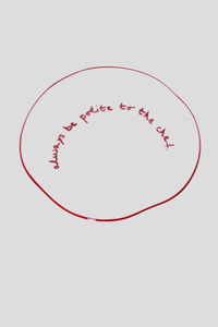 Maegen Statement Plate 'Always Be Polite To The Chef'