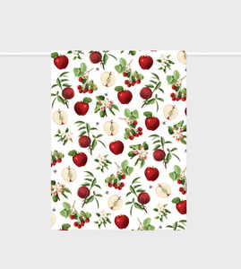 Kitchen Dining: Father Rabbit Tea Towel - Apples & Bees