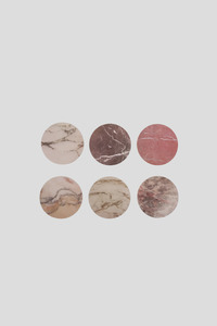 Kitchen Dining: &Klevering Cork/Marble Coasters S/6