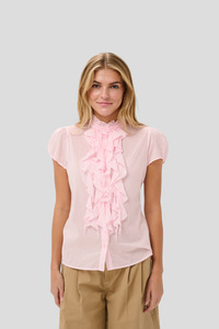 Saint Tropez: Saint Tropez Tilli Shirt - Chalk Pink