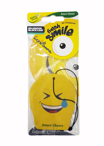 Products: Hilarious Black Leaf – Smiley Card Air Freshener – Lexiflowra