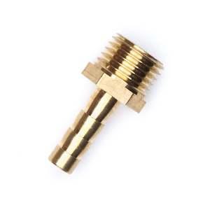 Outlets Hose Barbs: Hose Barb 1/4" Male Thread / Ø 6mm