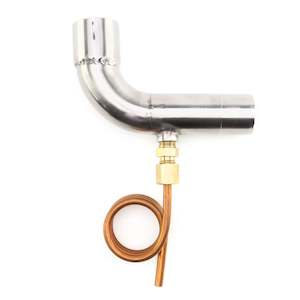 Drains Water Traps Combustion Air Intake: Elbow with Condensation Drain / Water Trap Rounded F/M Ø 25mm