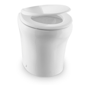 Dometic Sealand Toilets: DOMETIC 8100 Series MasterFlush - Standard Height  - White