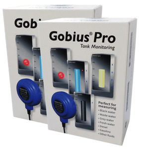 Products: Gobius Pro with 2 Sensors (Water, Fuel & Waste Tank Level Monitor)