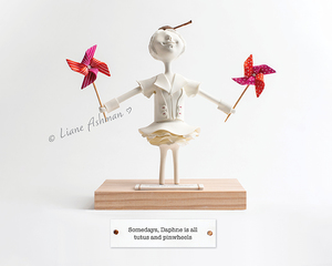 Print: Somedays, Daphne is all tutus and pinwheels