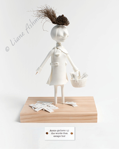Print: Annie gathers up the words that escape her