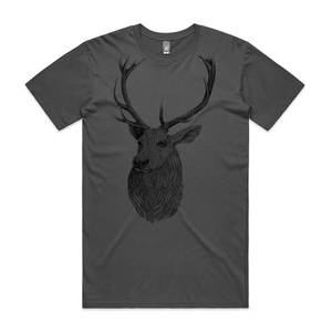 Tee Shirts: Mens Tee - Red Stag