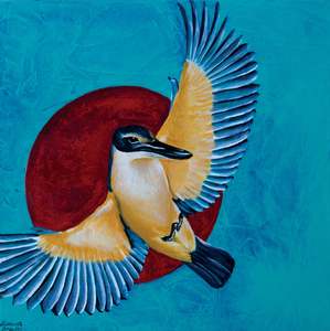 Original Artworks: Original Painting - Sacred Kingfisher