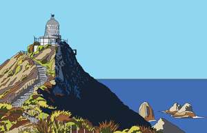 The South Island Nz: Nugget Point Light House - South Island NZ