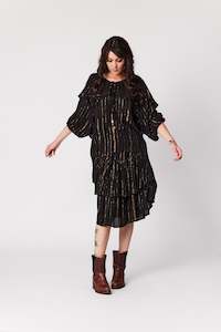 skirt: Spirit Skirt - Black Gold